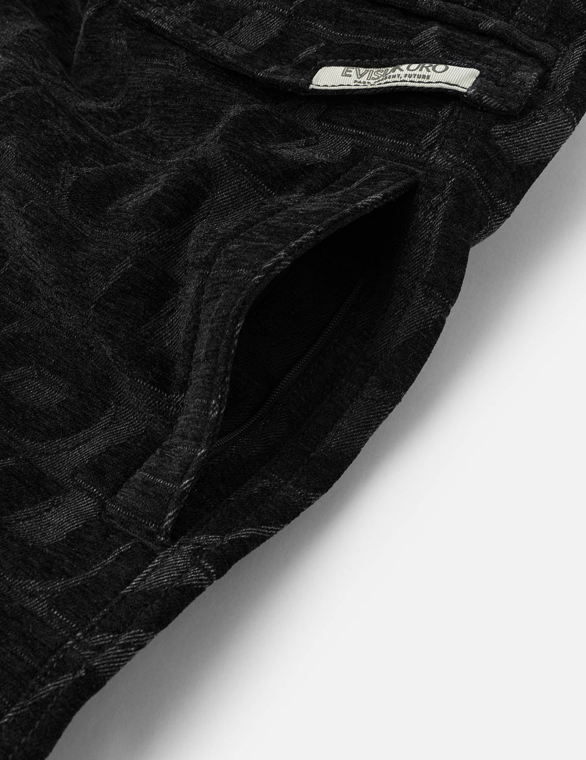 Monogram Allover Jacquard Relax Fit Worker Pants - 11
