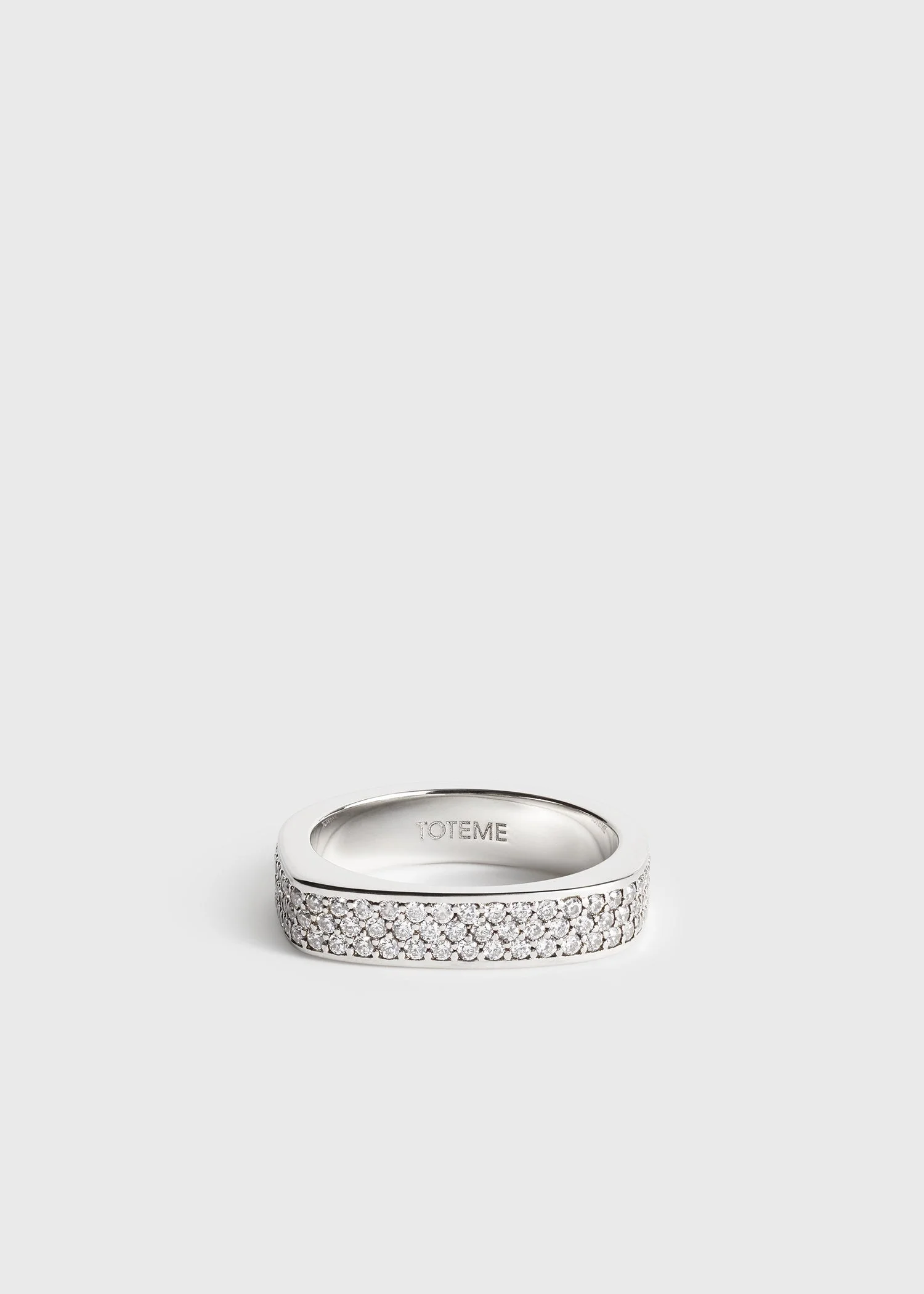Signature pavé ring silver - 1