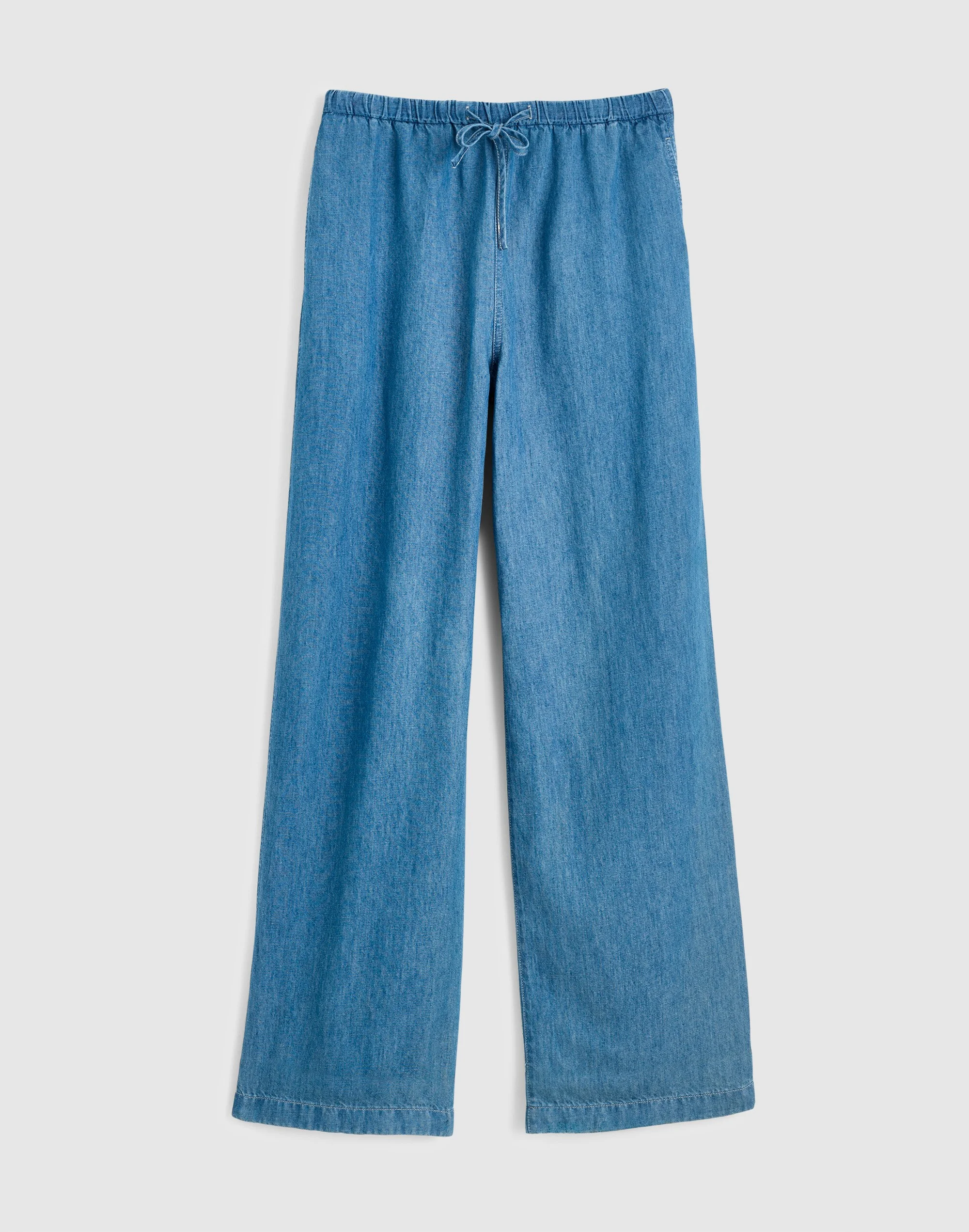 Denim Pull-On Pants - 1