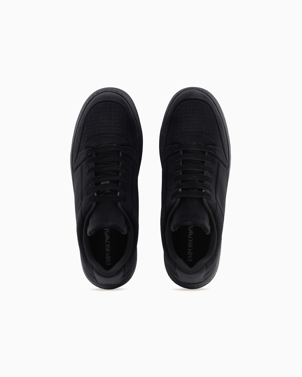 VELVET SNEAKERS WITH SIDE LOGO - 3