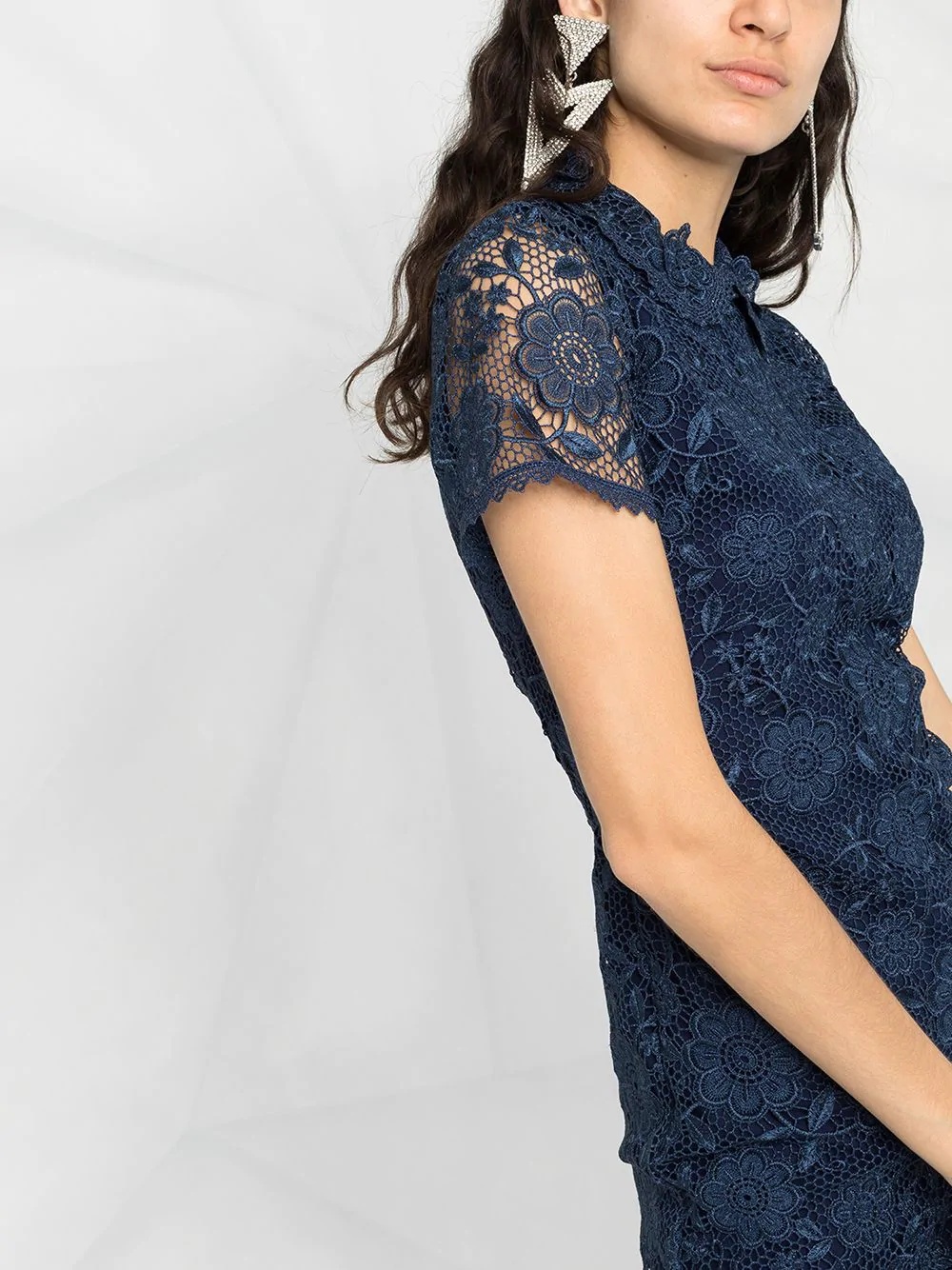 lace overlay dress - 5