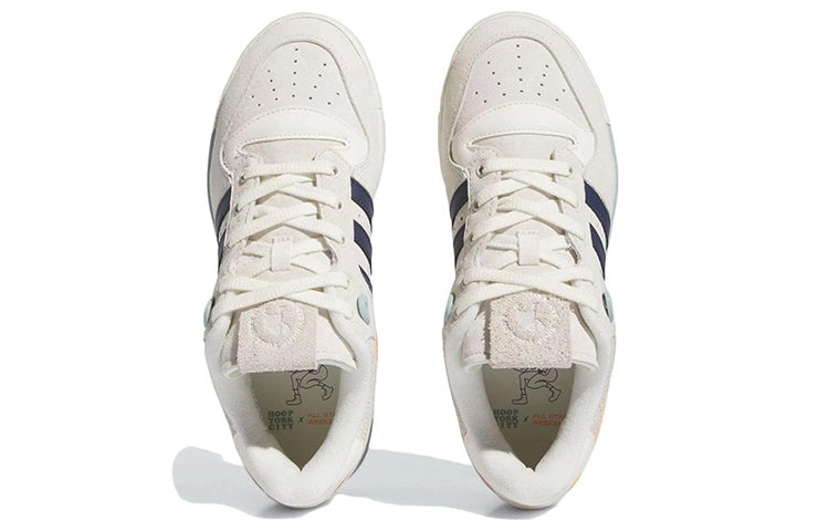 (WMNS) adidas Originals Rivalry Low 86 Shoes 'Off White Shadow Navy Linen Green' IG3435 - 5