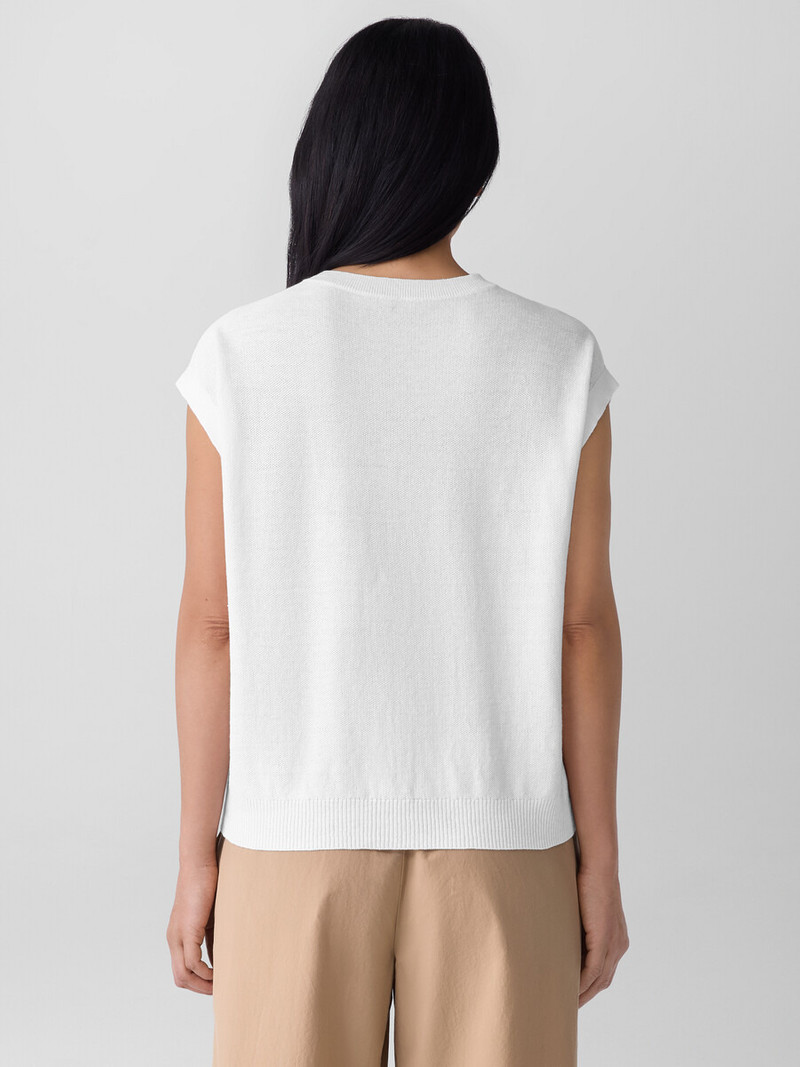 Organic Linen Cotton Vest 4
