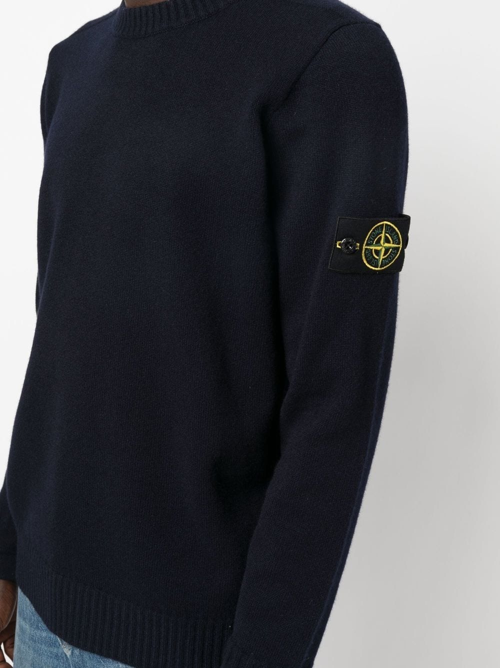 logo-patch cashmere jumper - 5