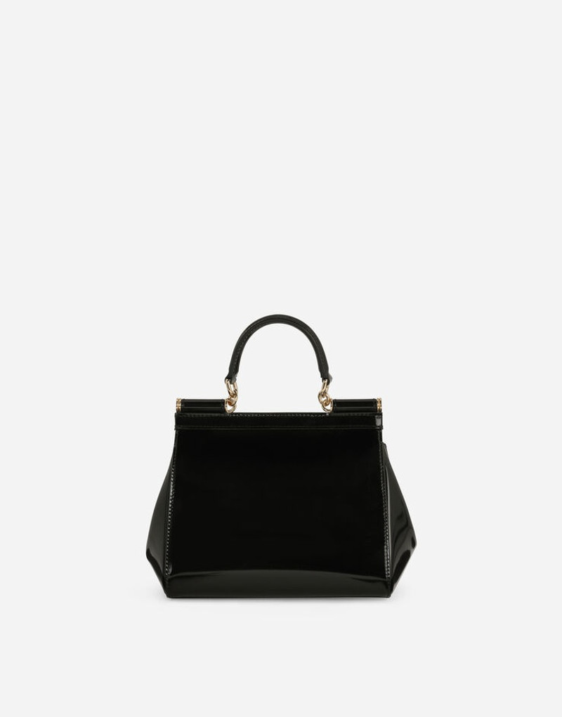 Small Sicily bag in polished calfskin 4