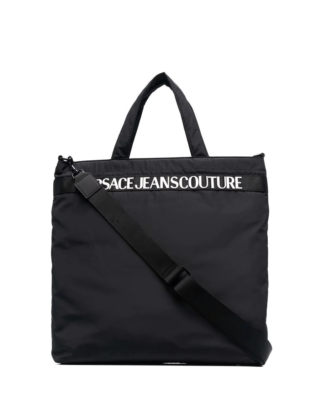 logo-print tote bag - 1