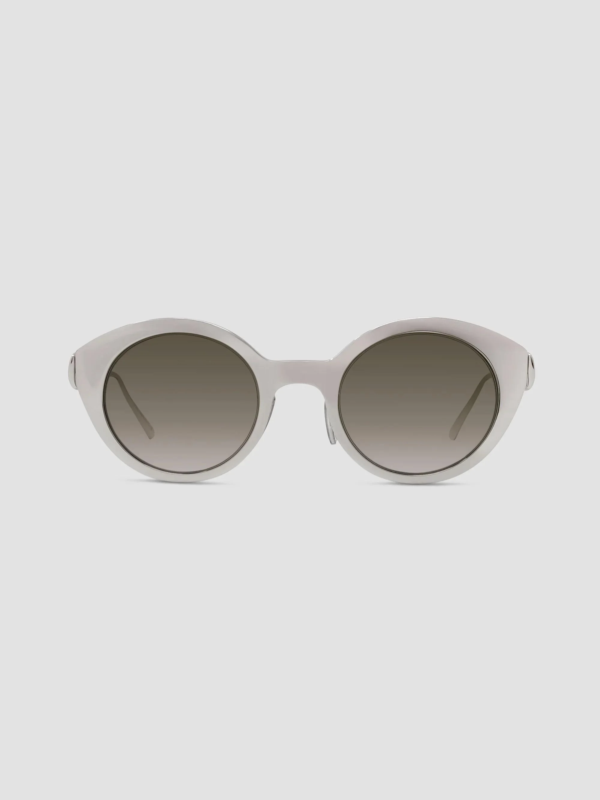 Women's Coil 48MM Round Sunglasses - Grey - 1