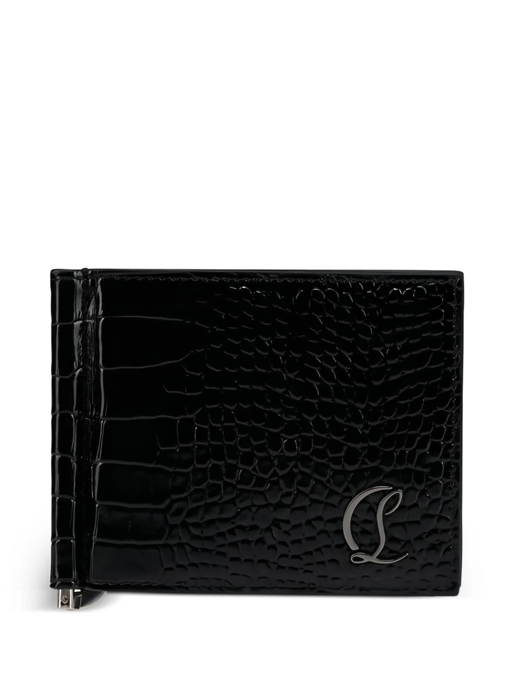 logo textured wallet - 1