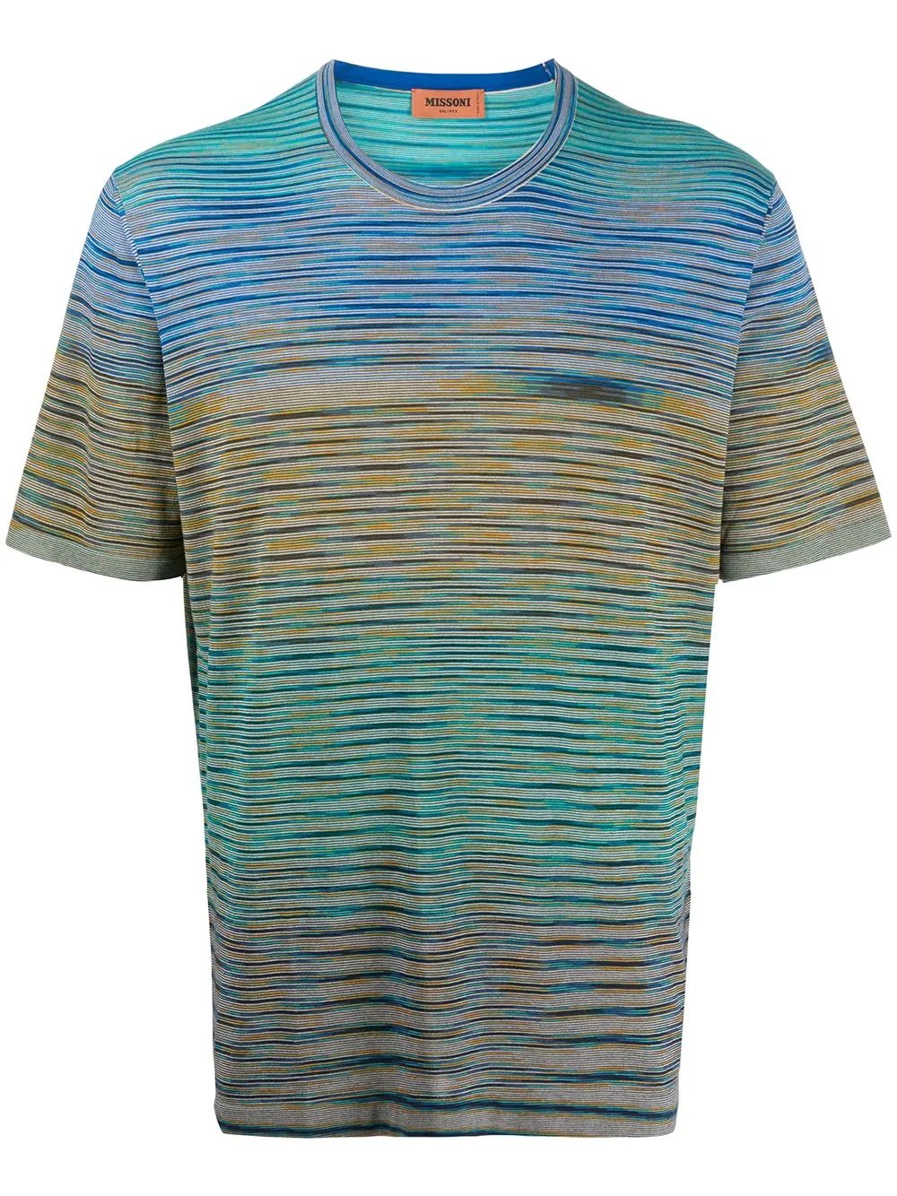 abstract print T-shirt - 1