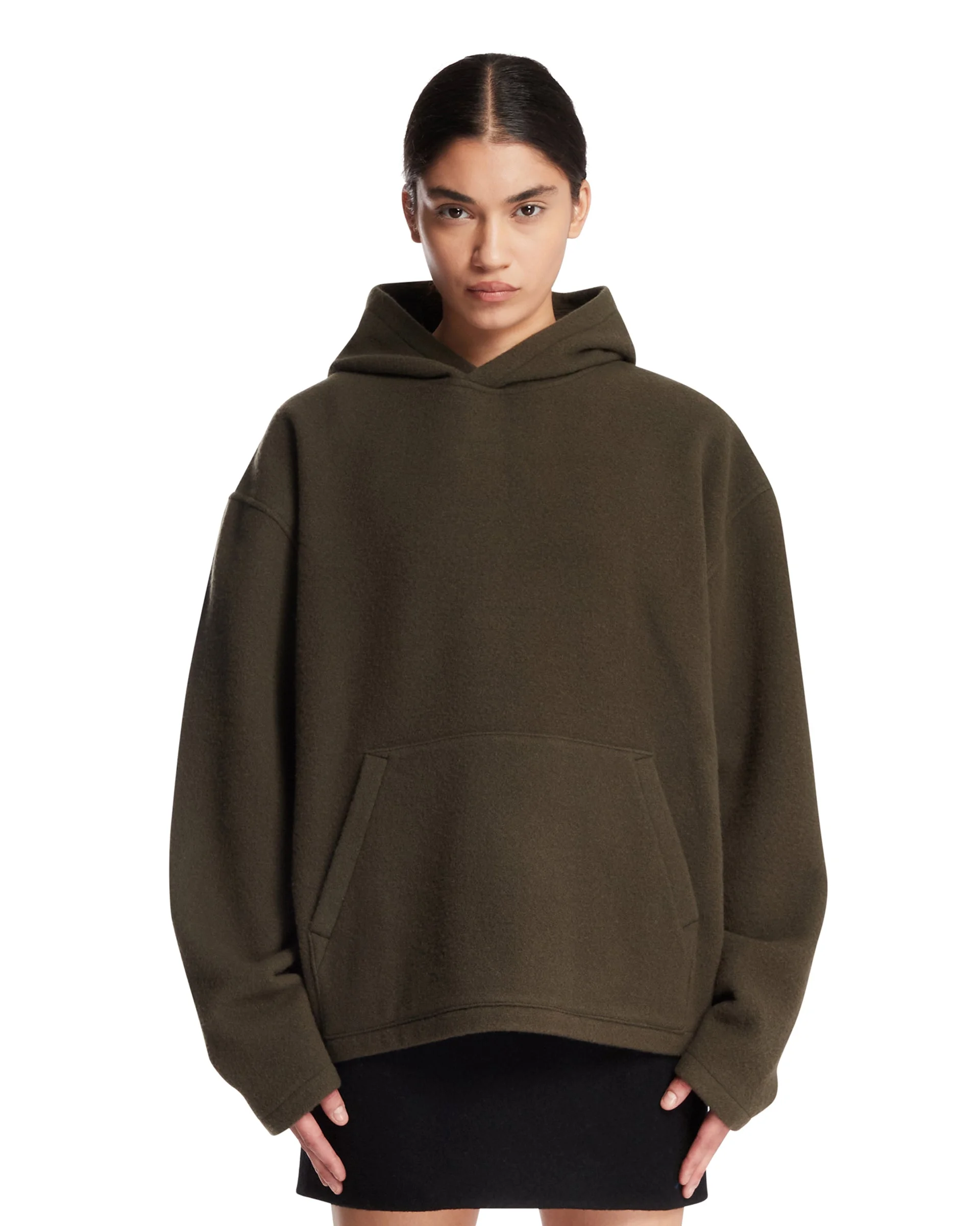 Green Hooded Sweater - 1
