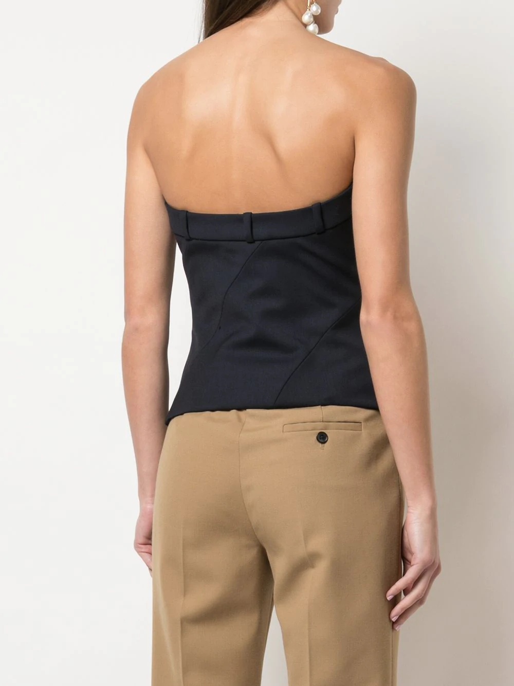 Twisted Pant bustier-style top - 4