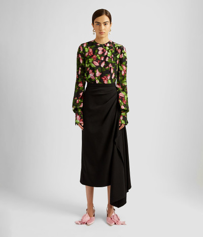 Erdem BLOUSE WITH DRAPE DETAIL outlook