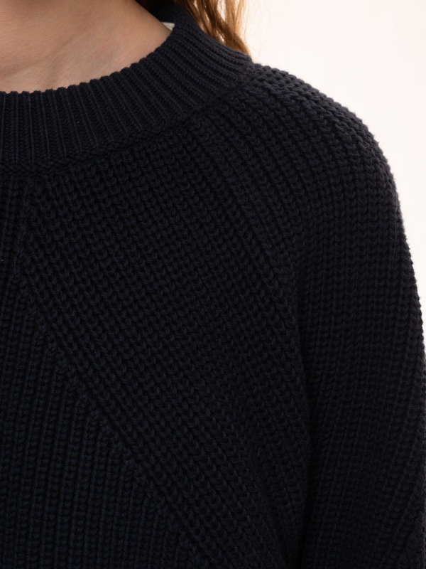 Fia Ribbed Sweater Navy - 2
