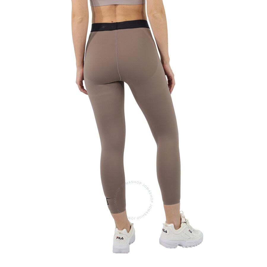 Reebok X Victoria Beckham Stone Grey Logo Leggings - 3