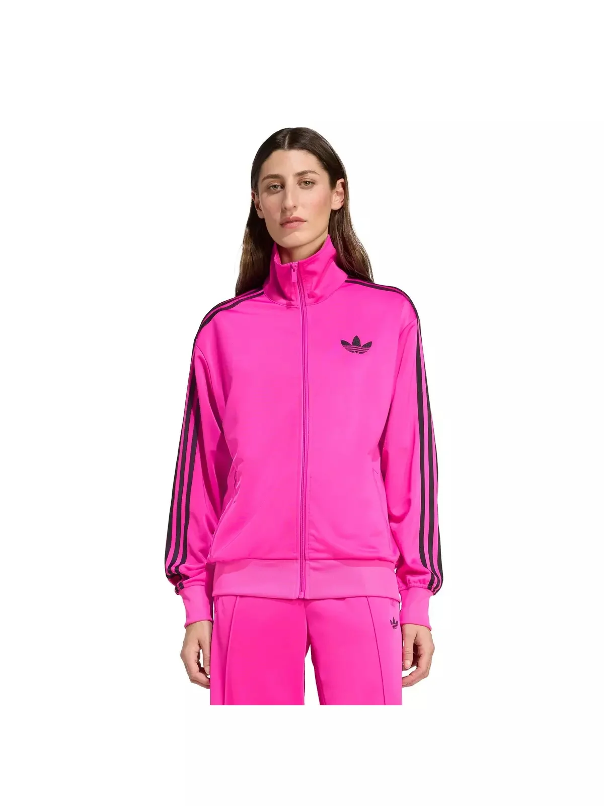 Originals Women's Adicolor Classic Firebird Loose Track Top -Pink/Black - 1