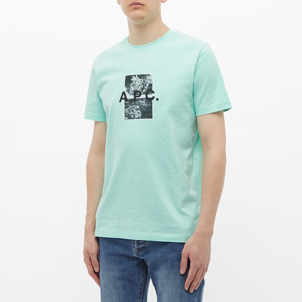 A.P.C. Teddy Postcard Logo Tee - 3