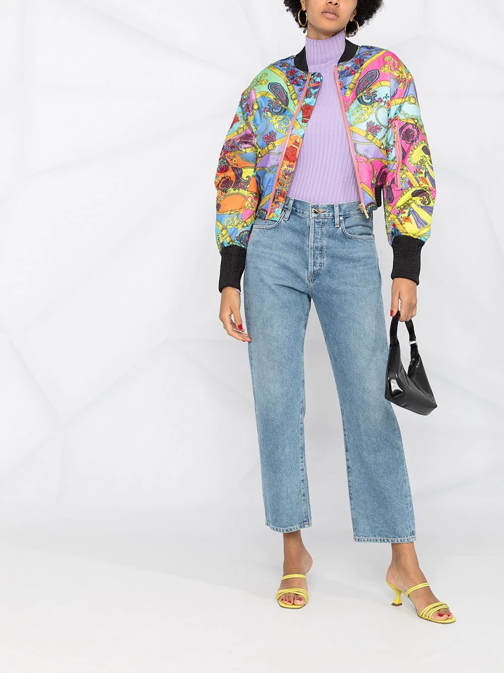 paisley fantasy print bomber jacket - 2