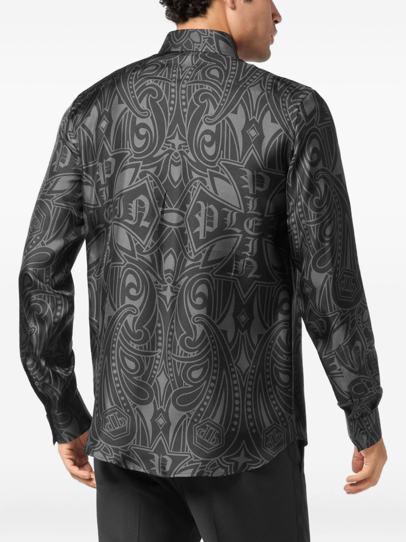 paisley-print cross shirt 3