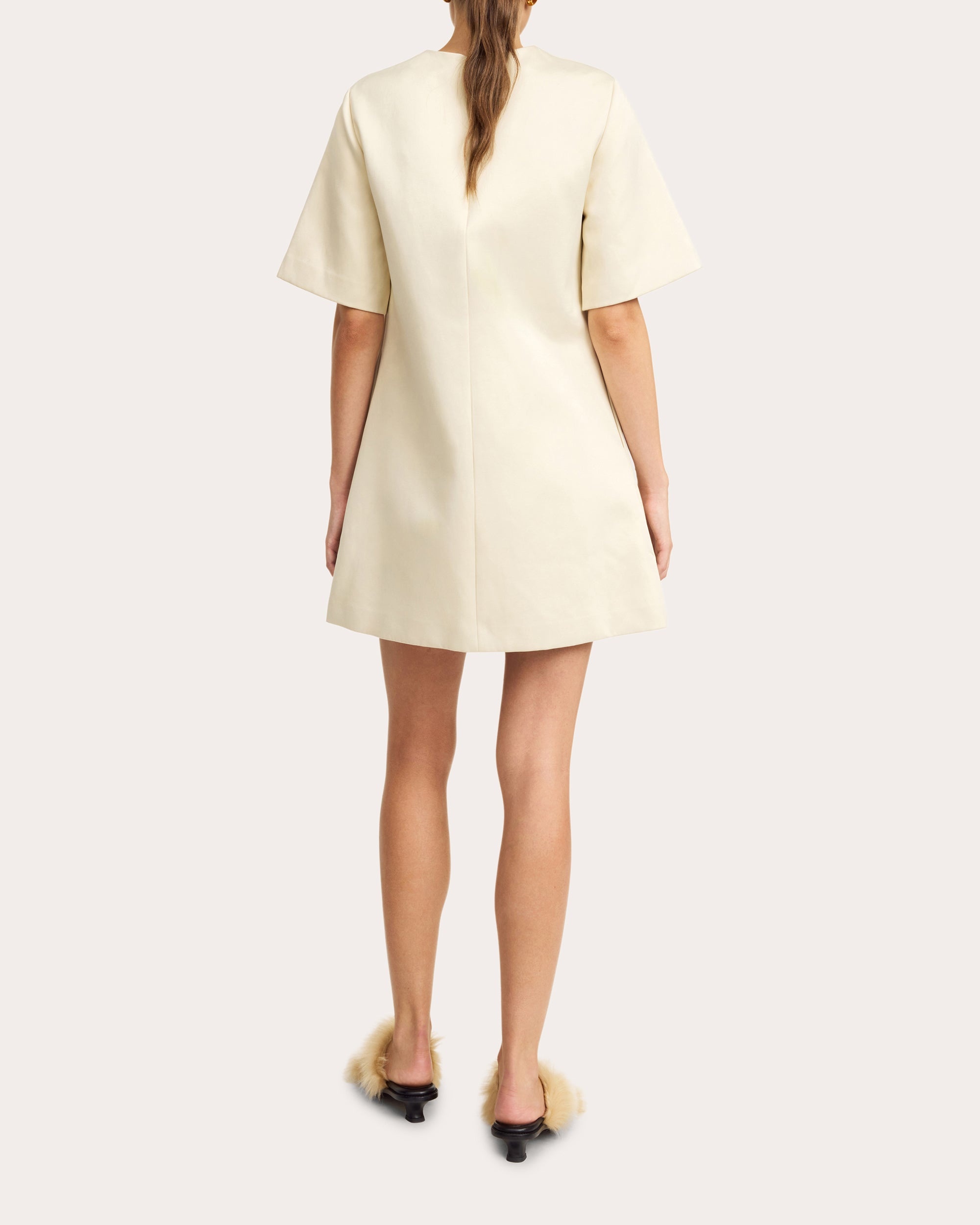 Harperz Heavy Satin Mini Dress - 3