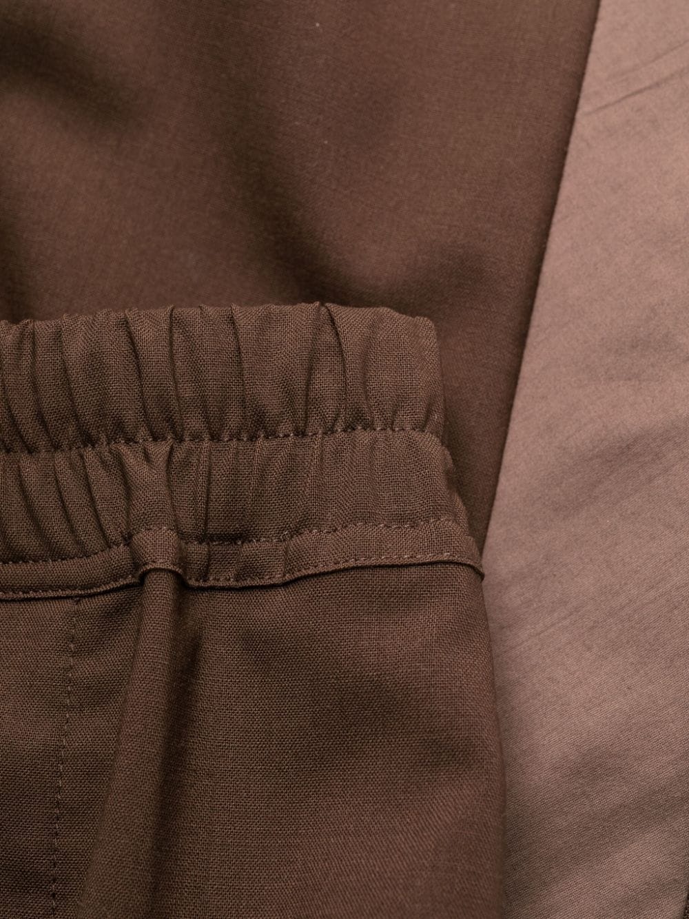 side-stripe cropped trousers - 7