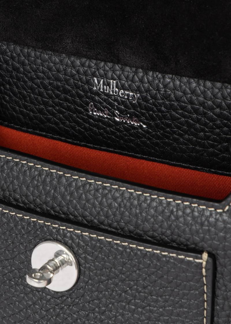 Mulberry x Paul Smith - Black Small Antony Bag 6