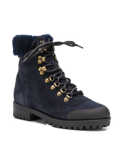 Mr & Mrs Italy trimmed hiker boots outlook