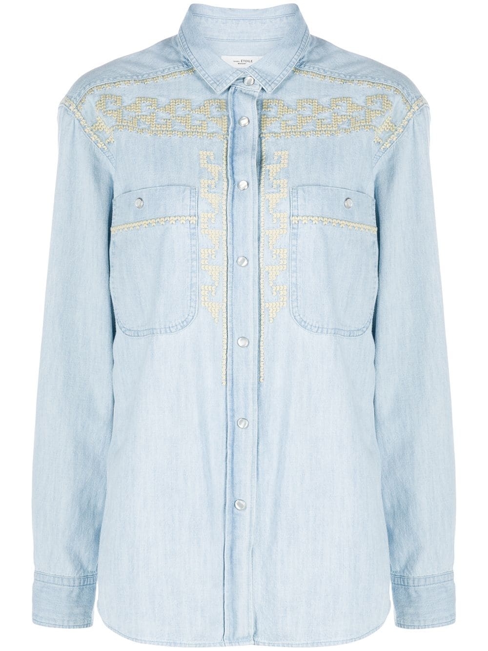 Galise embroidered denim shirt - 1