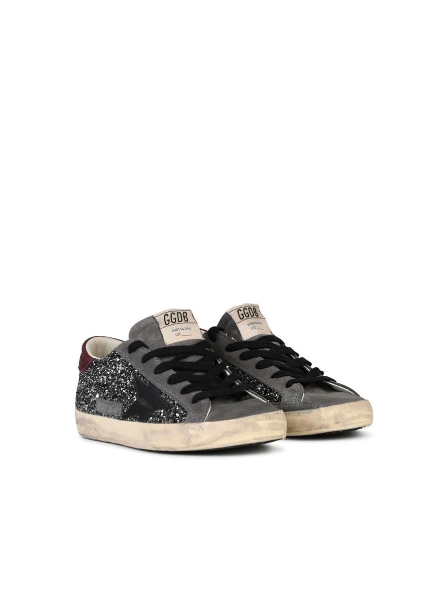 Golden Goose Grey Leather Blend Sneakers - 2