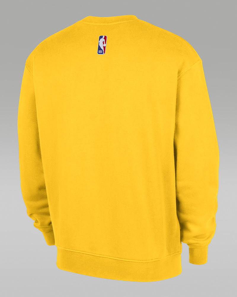 Jordan Indiana Pacers Statement Essentials Men's Jordan NBA Fleece Crew-Neck Sweatshirt outlook