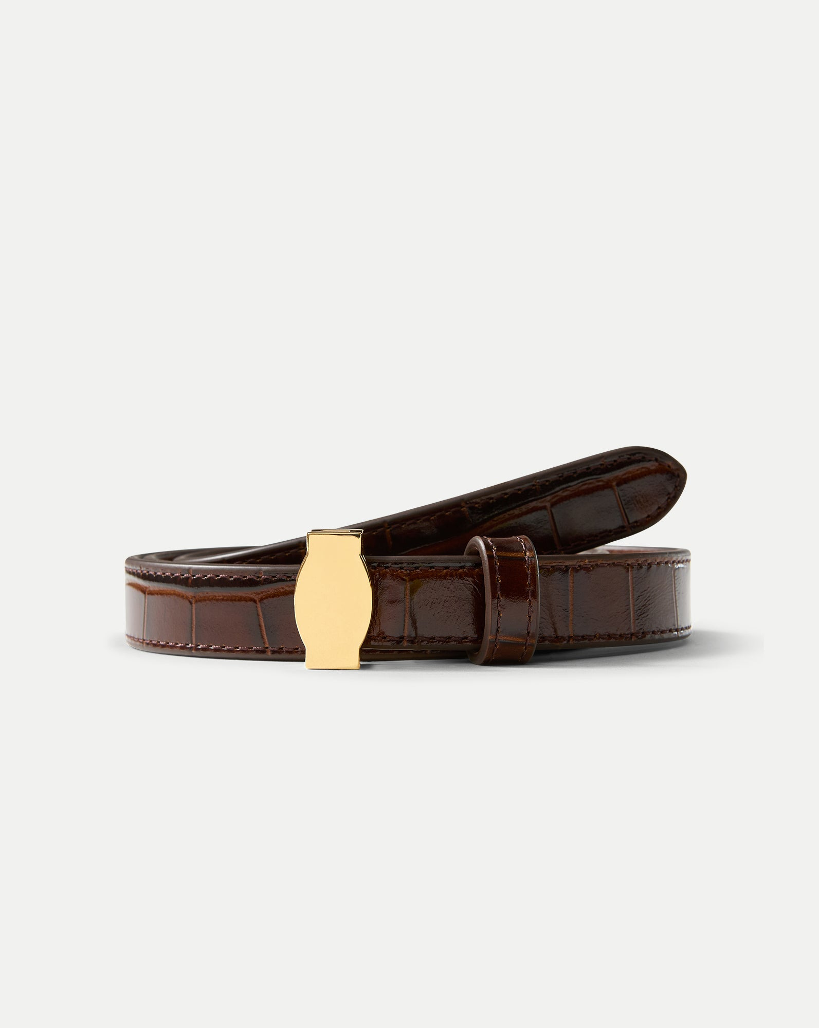 DASH CROC-EMBOSSED BELT - 3