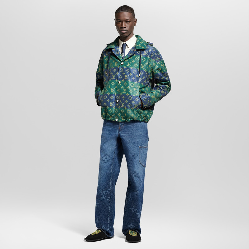Louis Vuitton Monogram Printed Coach Jacket outlook