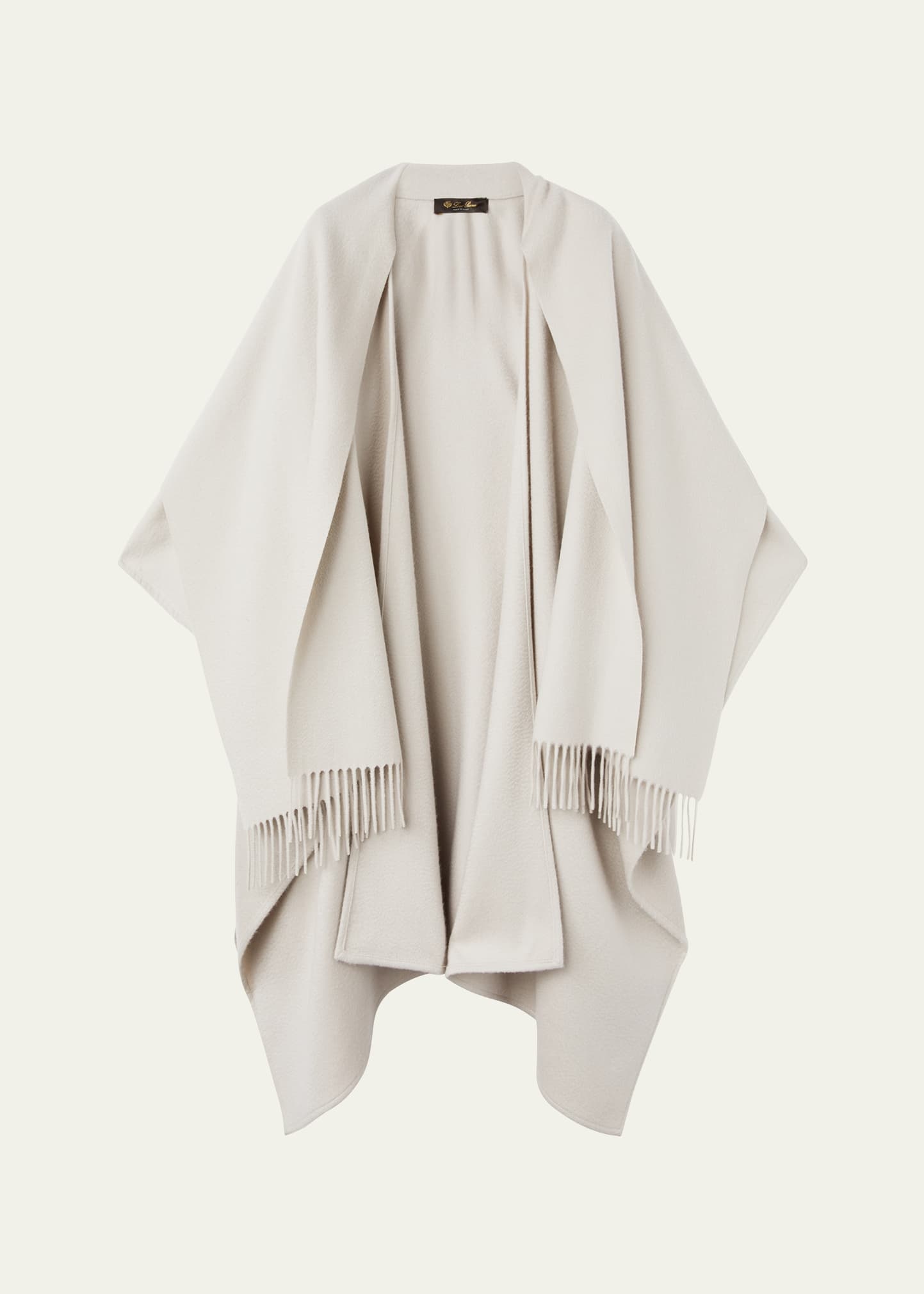 Daisy Fringed Cashmere Cape - 1