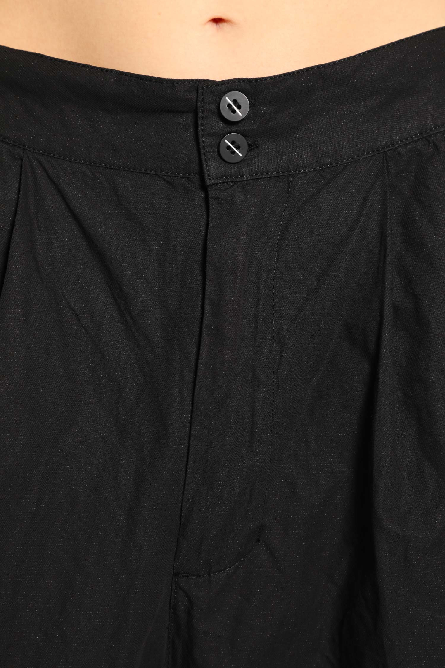 Cotton Lurex Pleated Pants - 4
