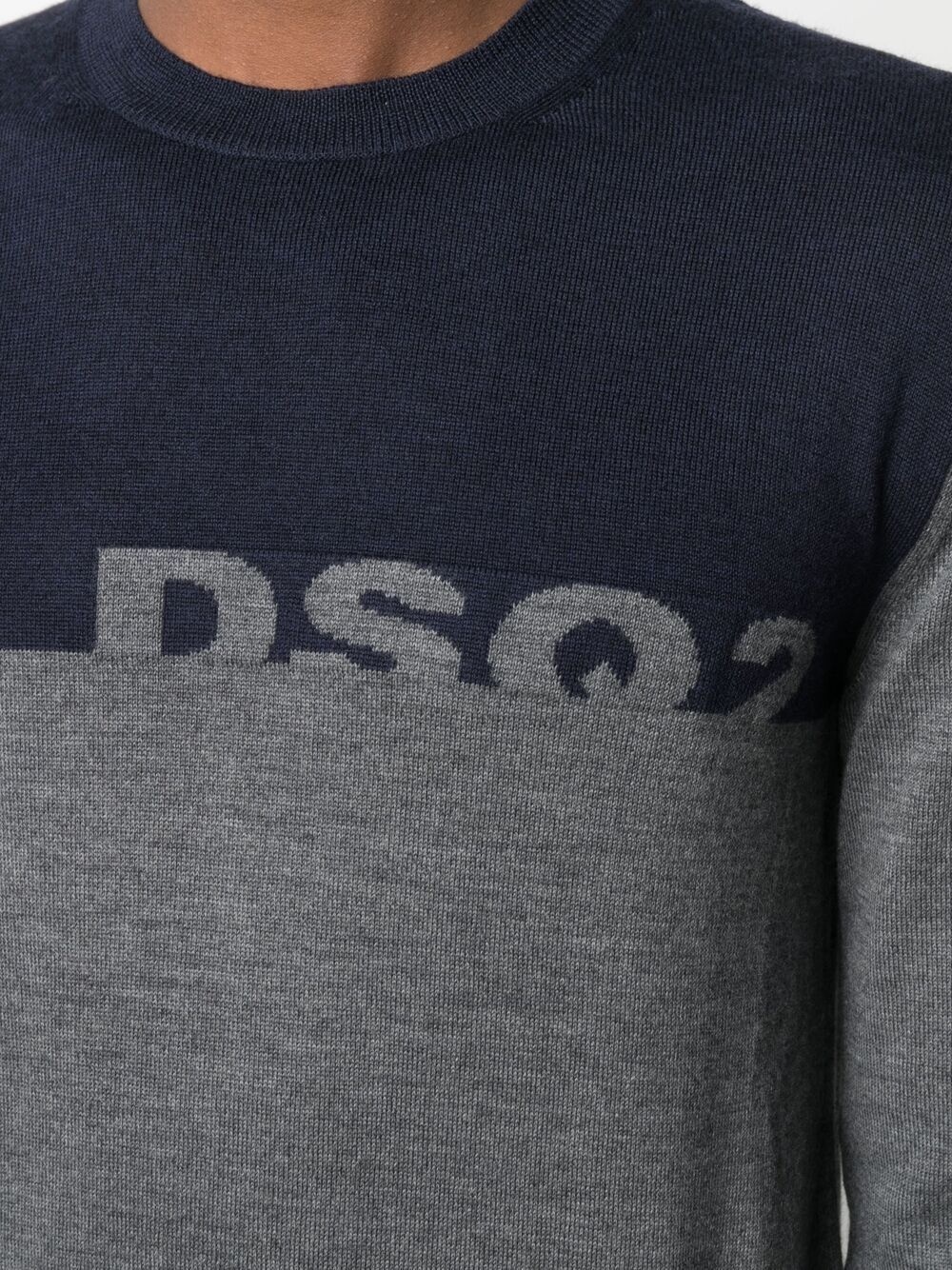 DSQ2 two-tone jumper - 5