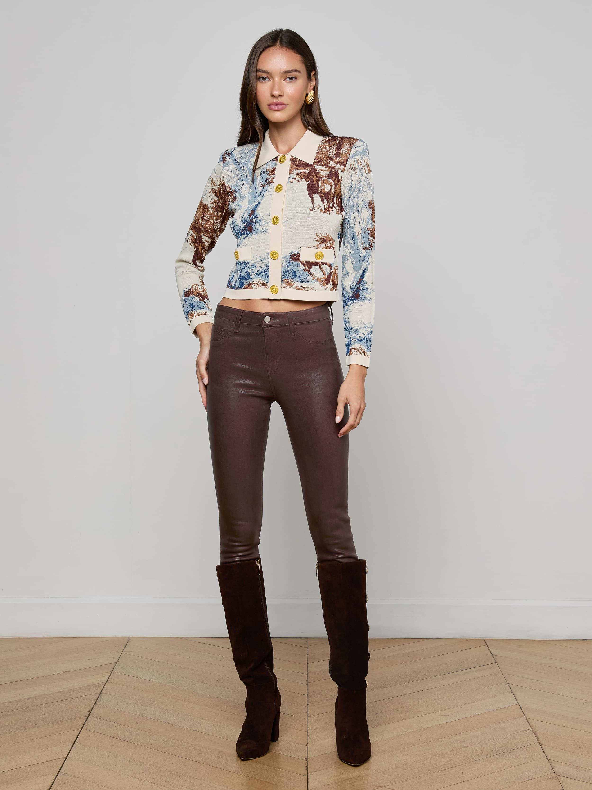 Osiris Jacquard Cardigan - 1