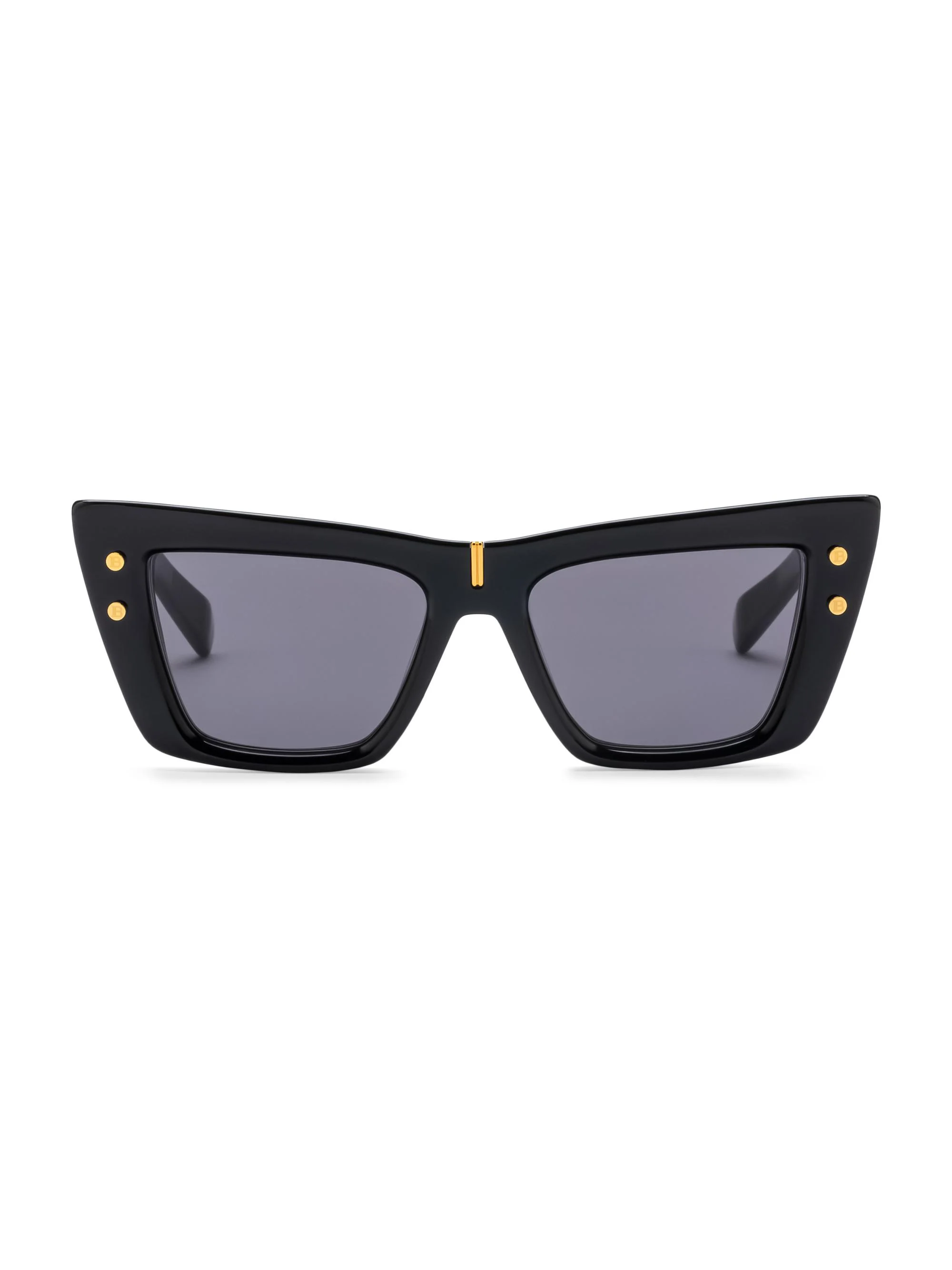 Women's B-Eye 54MM Cat-Eye Sunglasses - Black Gold Black - 1