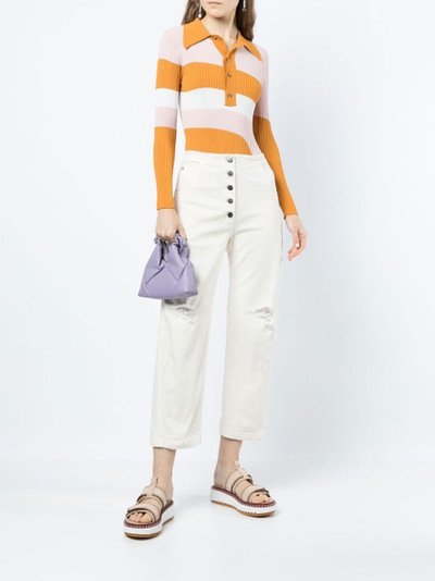 RACHEL COMEY tapered ripped jeans outlook