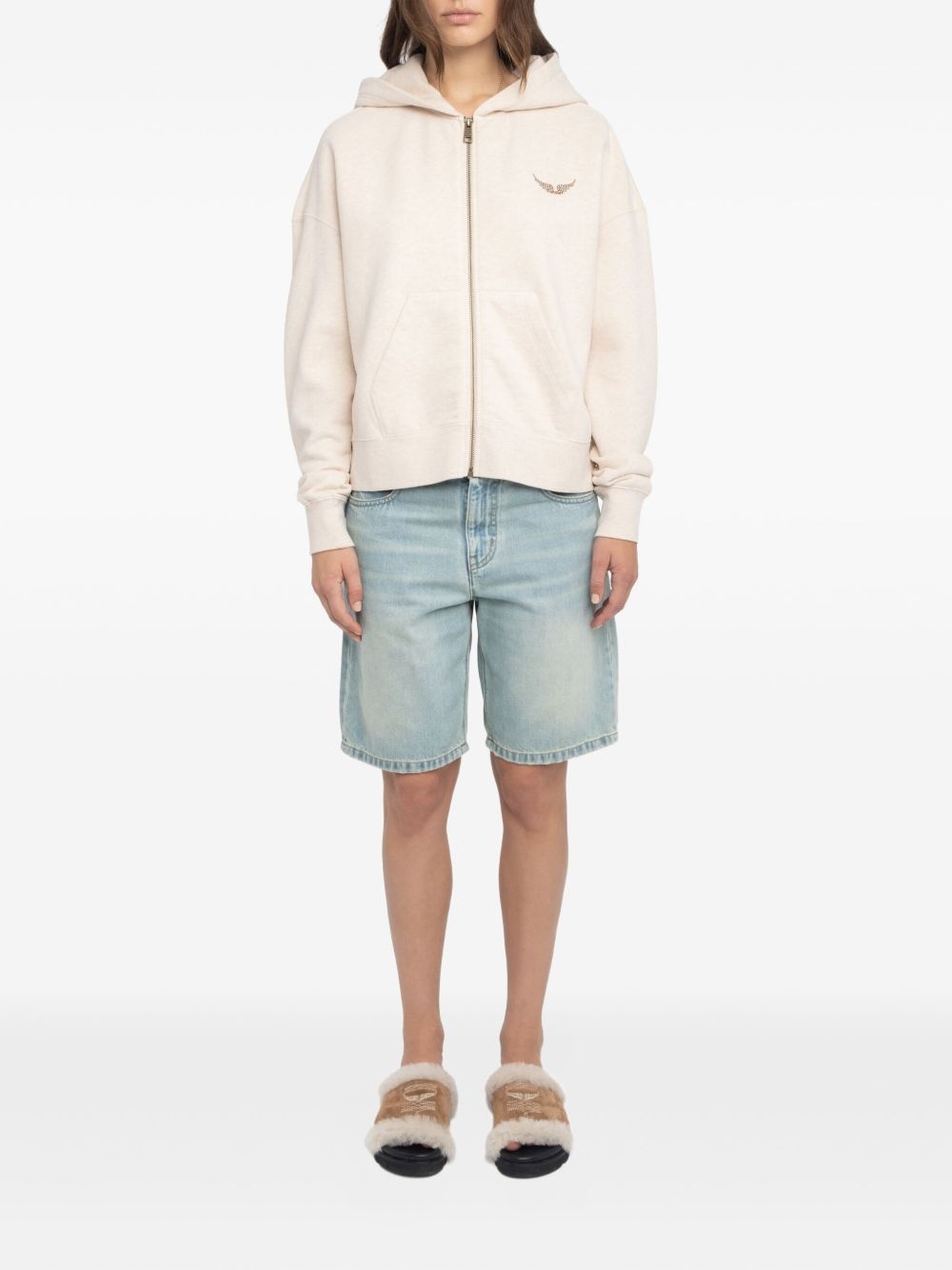 zip-front hoodie - 2