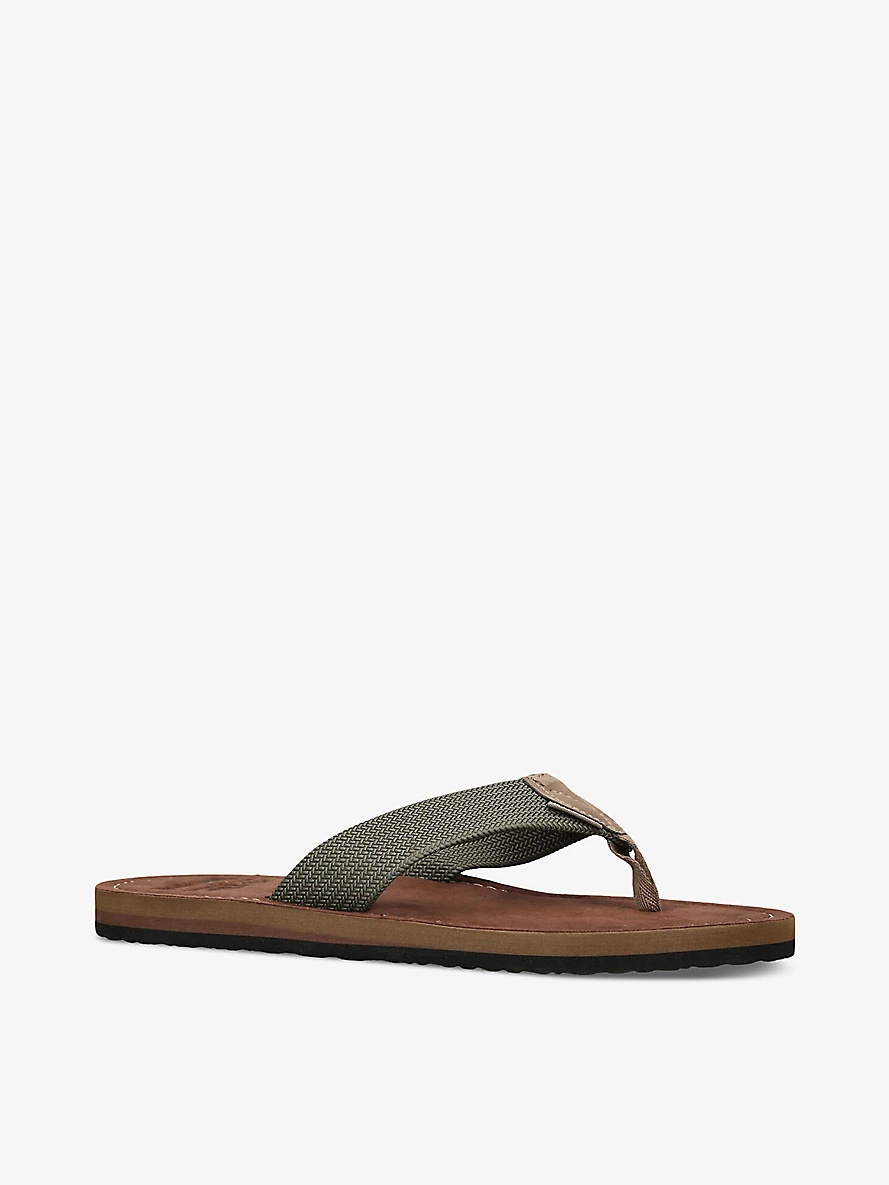 Toeman toe-post woven flip-flops - 3