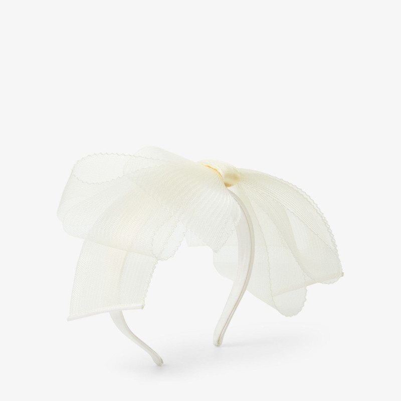 JIMMY CHOO Aveline Headband
Latte Satin Headband with Fascinator Mesh outlook