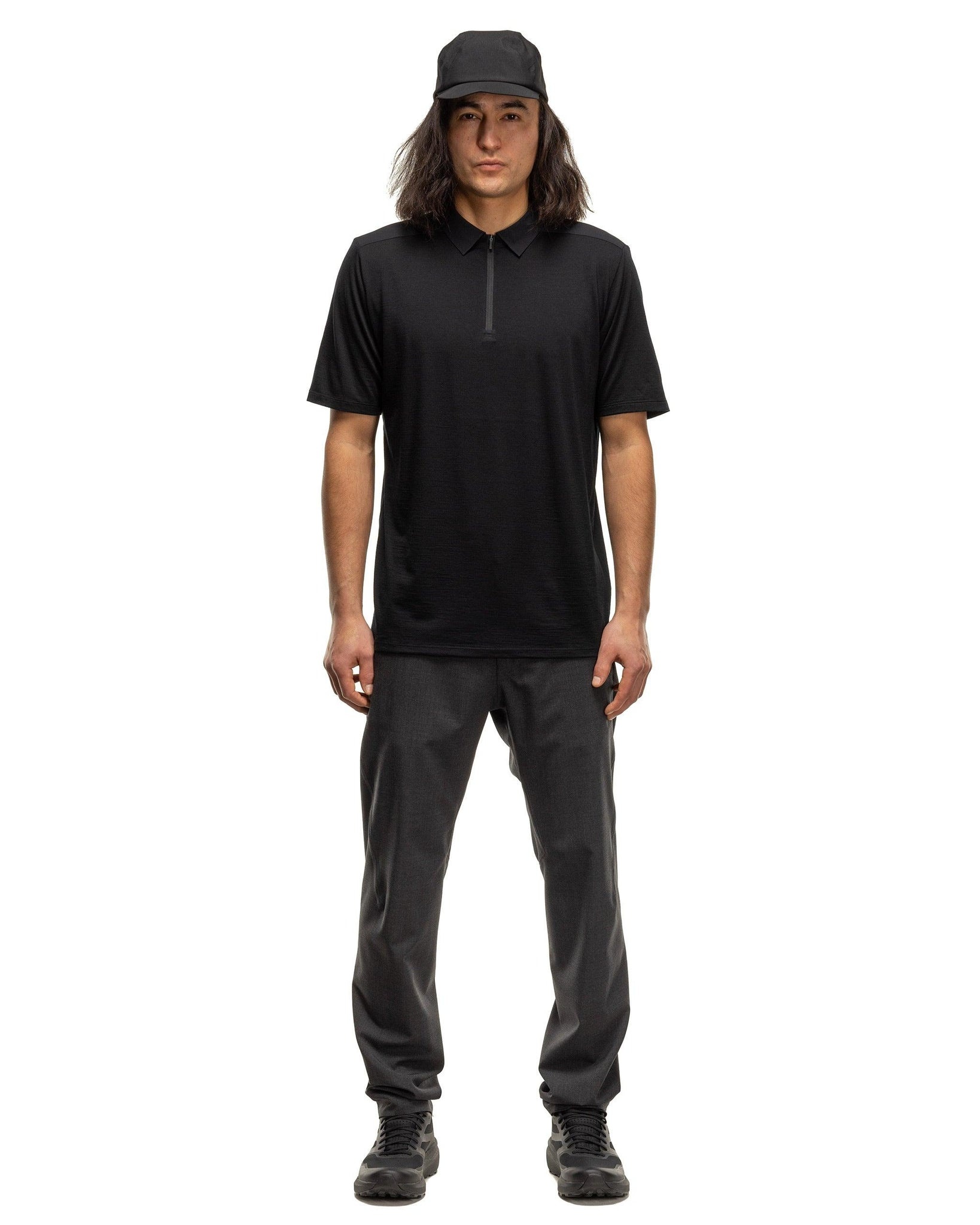 Arc'teryx Veilance Frame SS Polo Shirt Black | havenshop