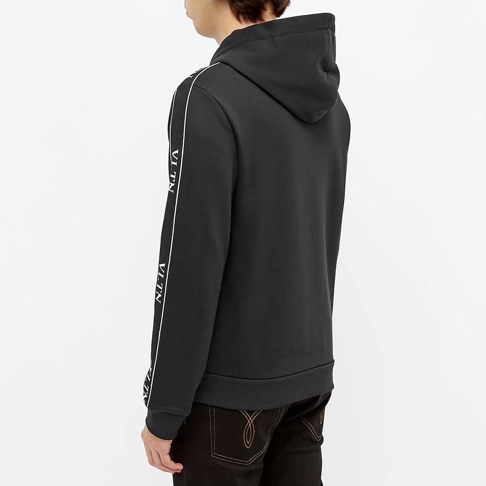 Valentino Zip Taped Logo Hoody - 5