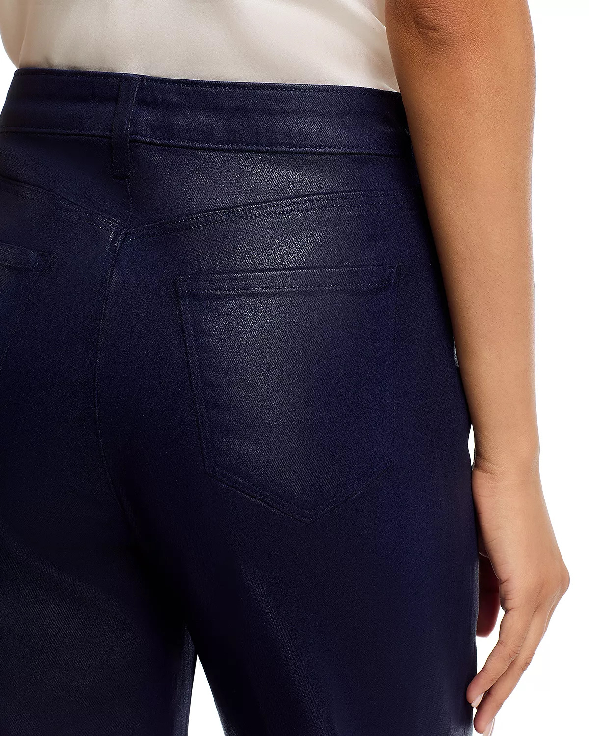 Clayton High Rise Wide Leg Jeans in Deep Midnight - 5