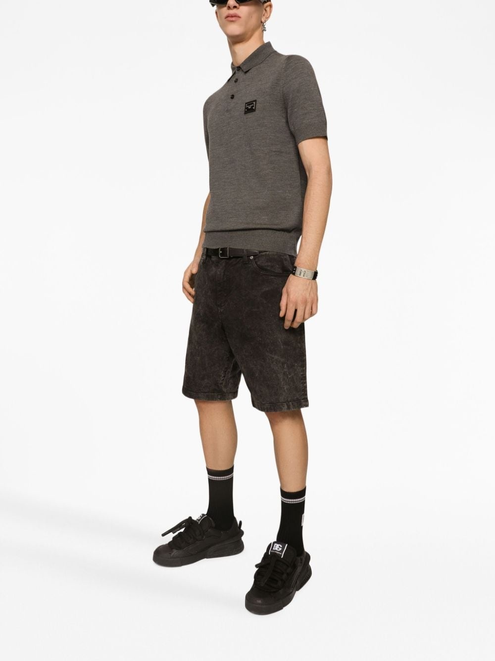 DG Essentials wool polo shirt - 2
