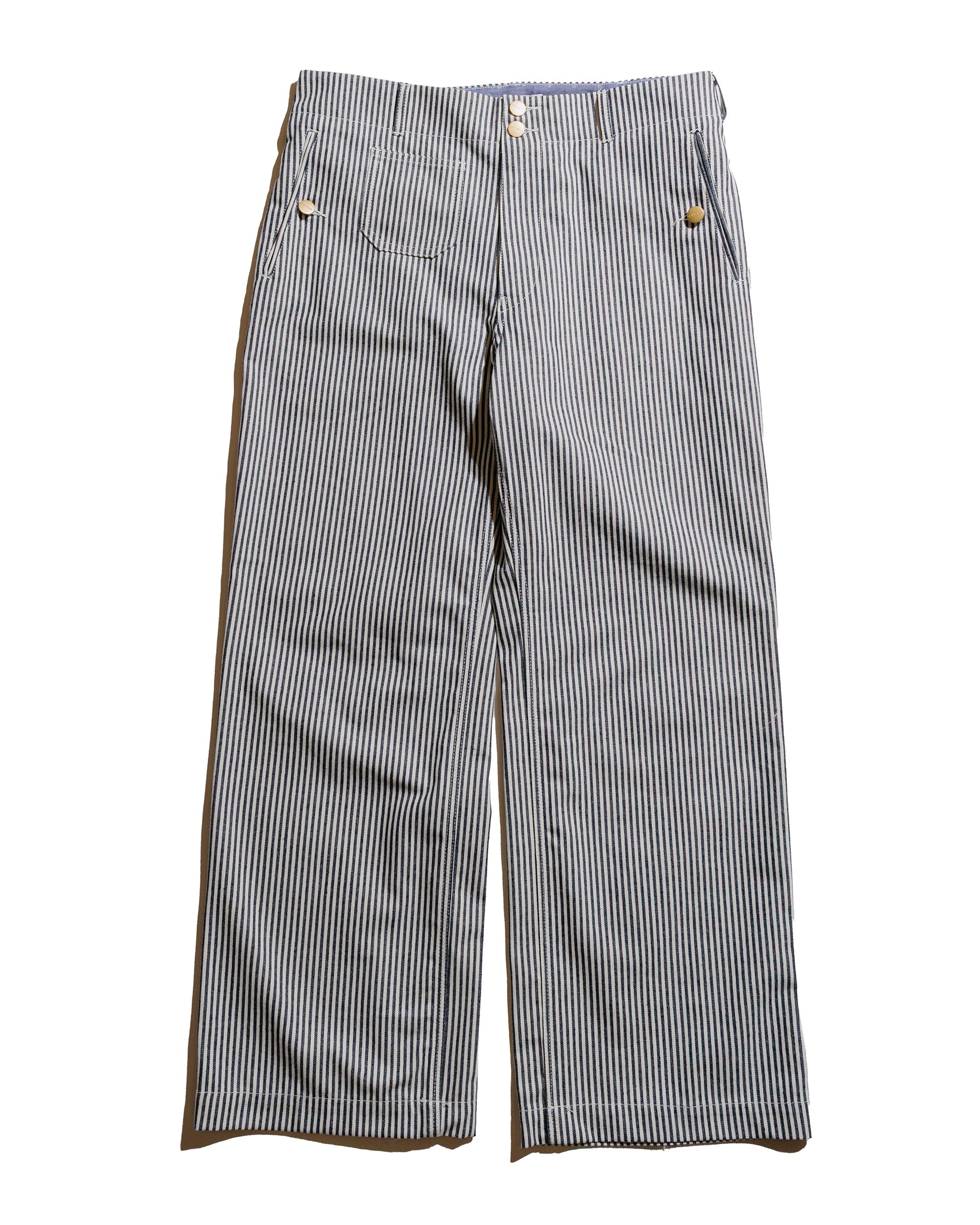 Carhartt W.I.P. Striped Pant Indigo/White - 1