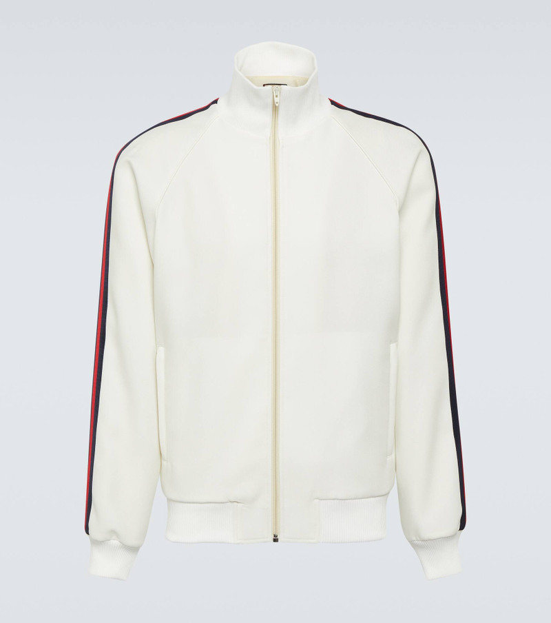 Web Stripe-trim track jacket 1