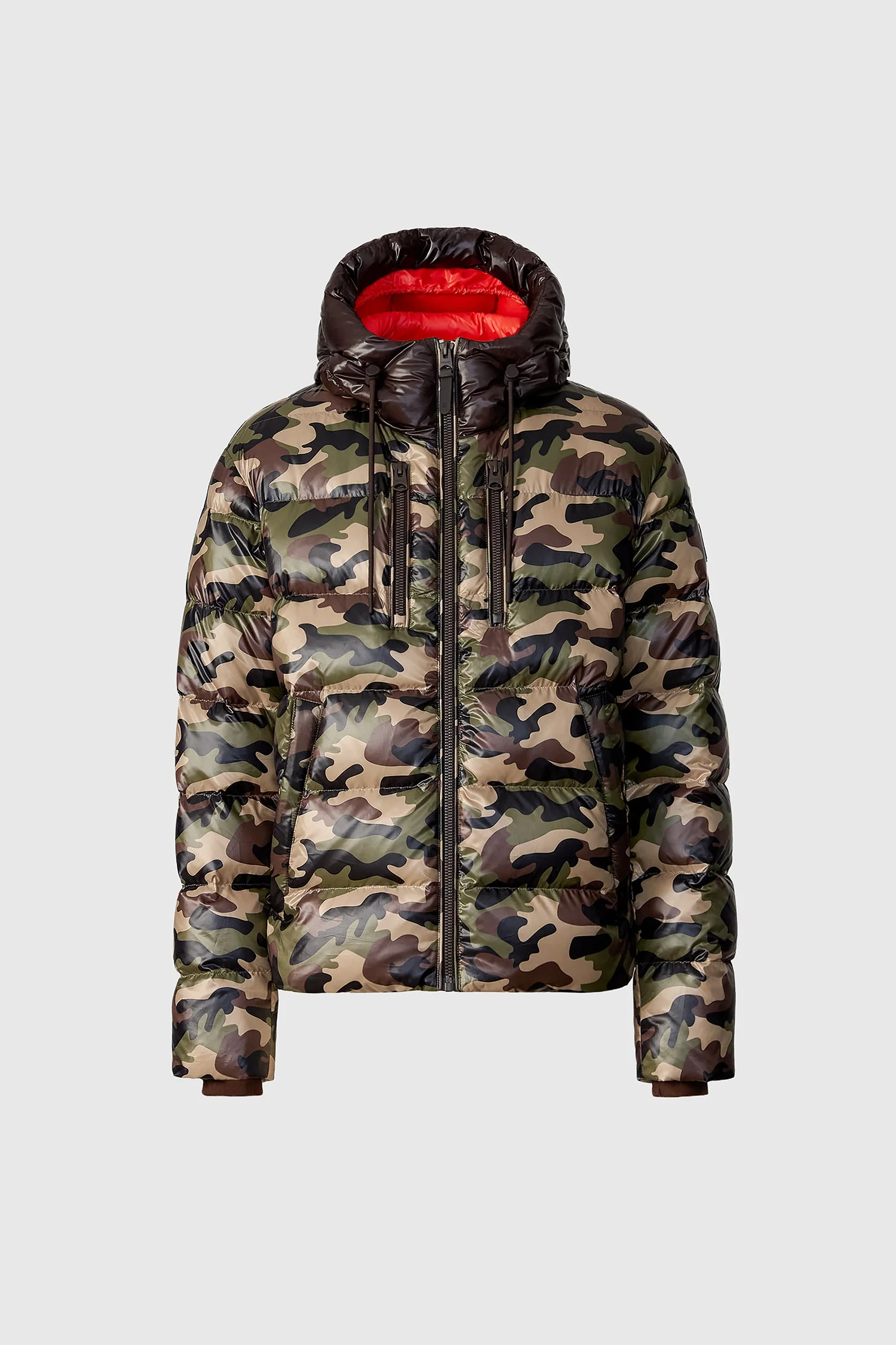 VICTOR-CAMO Light Down Hooded Jacket in Camo - 1