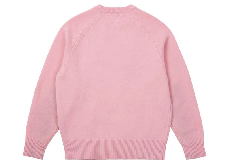 PALACE Palace x Evisu Seagull Knit Pink Nectar outlook