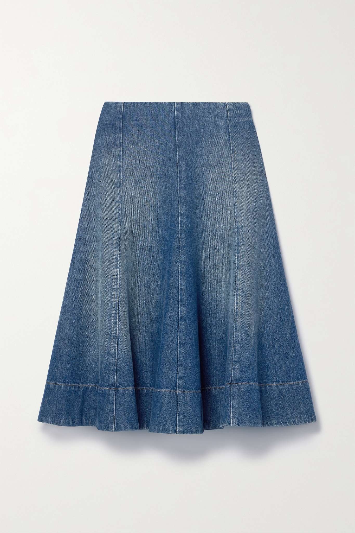 Lennox denim midi skirt - 1