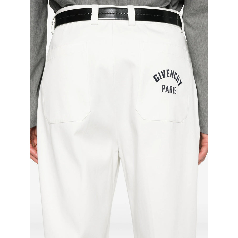 Givenchy White Trousers - Wide-Leg Trousers Men - 5